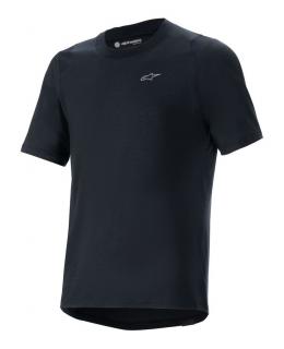 Koszulka krótki rękaw ALPINESTARS A-DURA DRI WOOL SS JERSEY, Black Rozmiar: XL