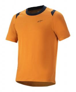 Koszulka krótki rękaw ALPINESTARS A-DURA DRI WOOL SS JERSEY, Dark Gold Rozmiar: M