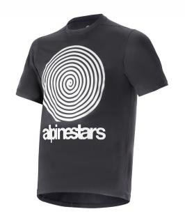 Koszulka krótki rękaw ALPINESTARS A-DURA OSCAR SS JERSEY, Black Rozmiar: XL