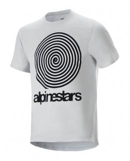 Koszulka krótki rękaw ALPINESTARS A-DURA OSCAR SS JERSEY, White Dove - roz. L (NEW)