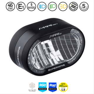 Lampka przednia SUPERNOVA M99 PRO 2 E-bike 45, E1