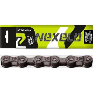 Łańcuch NEXELO MTB/ROAD S9 9speed 116 ogniw, szary