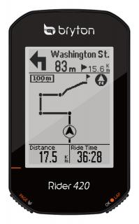LICZNIK ROWEROWY GPS BRYTON RIDER 420T CAD+HRM