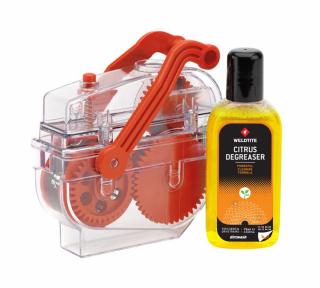 Maszyna do czyszczenia łańcucha WELDTITE DIRTWASH DIRT TRAP CHAIN DEGREASER MACHINE + Odtłuszczacz 75ml (NEW)