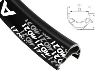 Obręcz mtb ALEXRIMS MD21 27.5"x36otw. Tubeless Ready H.tarczowy kapslowana czarna (NEW)