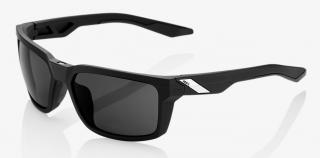 Okulary 100% DAZE Soft Tact Black - Smoke Lens (Szkła Czarne Smoke, LT 12%) (DWZ)