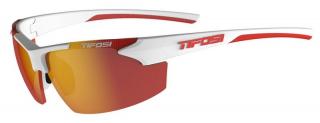 Okulary TIFOSI TRACK white/red (1szkło Smoke Red 15,4% transmisja światła) (NEW)