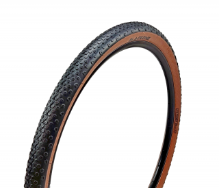 Opona BLACKONE PRO 700x38C 40-622 W3113 SATURN RING JET 60TPI NYLON BELT BLACK+BROWN