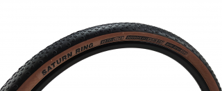 Opona BLACKONE PRO 700x42C 44-622 W3113 SATURN RING JET 60TPI NYLON BELT BLACK+BROWN