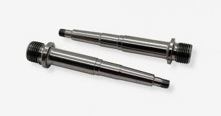 Ośka pedału MAGPED LONG SPINDLE, Dla modeli ROAD/GRAVEL, Tytanowa (NEW)