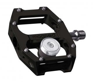 Pedały MAGPED ULTRA2 200NM (Gravel, Trekking, MTB), Magnetyczne z blokami, Siła magnesu 200Nm dla rowerzystów >75kg, Czarne, Waga 328g (NEW)