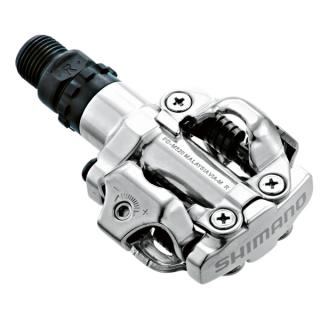 Pedały Shimano SPD M520 + bloki Wybierz kolor: Srebrny