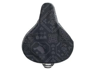 Pokrowiec na siodło BASIL BOHEME SADDLE COVER charcoal (DWZ)