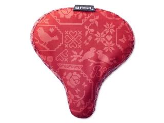 Pokrowiec na siodło BASIL BOHEME SADDLE COVER vintage red (DWZ)