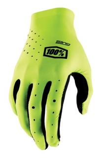 Rękawiczki 100% SLING MX Gloves Flou Yellow roz. M (długość dłoni 187-193 mm) (WYPRZEDAŻ -50%)