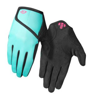 Rękawiczki juniorskie GIRO DND JR II długi palec Rozmiar: L, Wybierz kolor: Screaming Teal Neon Pink