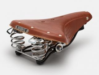Siodełko BROOKS B66, Honey, Steel Rail, Waga 1050g, Linia Leather (NEW)