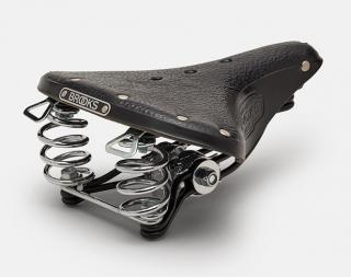 Siodełko BROOKS B66 SHORT, Black, Steel Rail, Waga 1020g, Linia Leather (NEW)