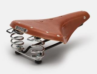 Siodełko BROOKS B67, Honey, Steel Rail, Waga 850g, Linia Leather (NEW)