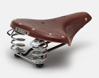 Siodełko BROOKS B67 SHORT, Brown, Steel Rail, Waga 810g, Linia Leather (NEW)