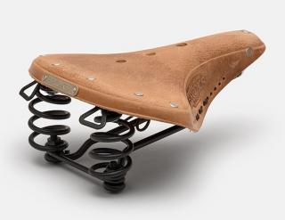 Siodełko BROOKS B67 SOFTENED SHORT, Dark Tan, Steel Rail, Waga 810g, Linia Leather (NEW)