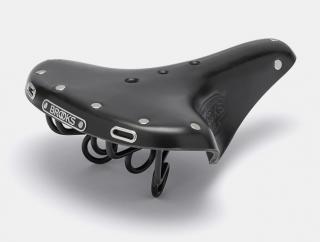 Siodełko BROOKS B72, Black, Steel Rail, Waga 720g, Linia Leather (NEW)