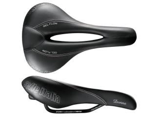 Siodło SELLE ITALIA DONNA GEL FLOW L (id match - L2) Fec Alloy 7, Duro-Tek, 345g czarne (NEW)