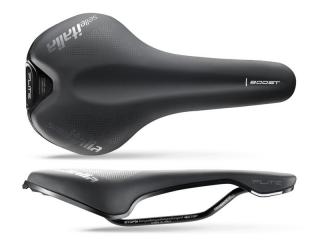 Siodło SELLE ITALIA FLITE BOOST TM L (id match - L1) Manganese Tube 7, soft-tek, czarne (NEW)