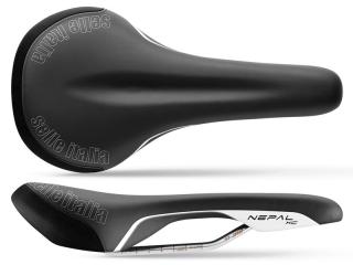 Siodło SELLE ITALIA NEPAL TI L (id match - L1) ti 316 tube 7, fibra-tek, czarne