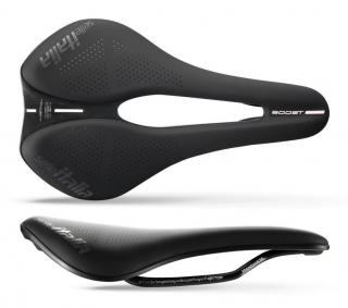 Siodło SELLE ITALIA NOVUS EVO BOOST TM SUPERFLOW L (id match - L3) Manganese Tube 7, soft-tek, czarne (NEW)