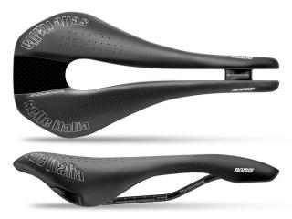 Siodło SELLE ITALIA NOVUS SUPERFLOW ENDURACE TM S (id match - S3) manganese tube 7, duro-tek, czarne (NEW)