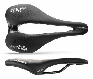 Siodło SELLE ITALIA SLR BOOST LADY SUPERFLOW L TM (id match - L3) manganese tube 7, fibra-tek, czarne (NEW 2021)