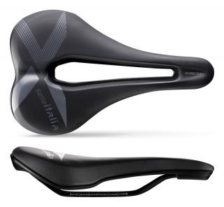 Siodło SELLE ITALIA X-Bow Superflow L3, FeC Alloy Rail ⌀7 mm, Soft-Tek, 320g, Czarne (NEW)