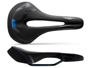 Siodło SELLE ITALIA X-LAND E-BIKE TM SUPERFLOW L (id match - L3) Manganese Tube 7, fibra-tek- Mokka, 275g czarno-niebieskie (NEW)