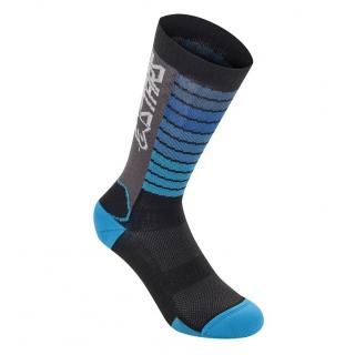 Skarpetki ALPINESTARS DROP SOCKS 22, black aqua Rozmiar: L