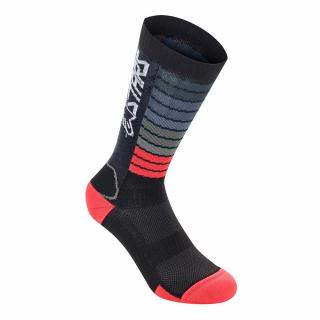 Skarpetki ALPINESTARS DROP SOCKS 22, black bright red Rozmiar: L