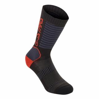 Skarpetki ALPINESTARS PARAGON LITE SOCKS 19, black bright red Rozmiar: L