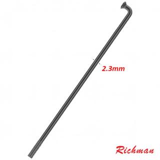 Szprychy RICHMAN S13 nierdzewne 2,3mm czarne 36szt Długość szprychy: 300 mm