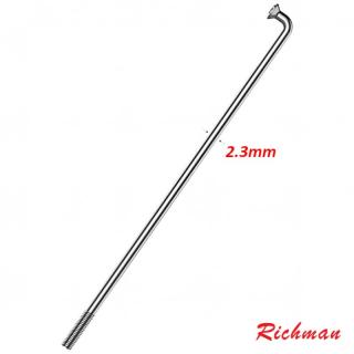 Szprychy RICHMAN S13 nierdzewne 2,3mm srebrne 36szt Długość szprychy: 286 mm