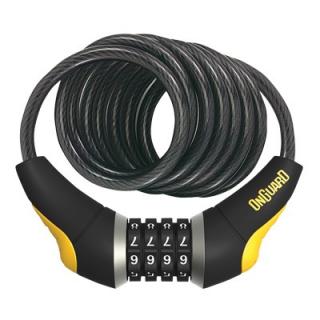 Zapięcie rowerowe ONGUARD Doberman 8032 Linka - 10mm 185cm - SZYFR