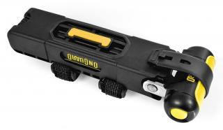 Zapięcie rowerowe ONGUARD Link Plate Lock REVOLVER X4P 8129 SKŁADANE - 112,5cm - 5 x Klucze z kodem