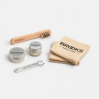 Zestaw do pięlęgnacji siodełka BROOKS PREMIUM LEATHER SADDLE CARE KIT (NEW)