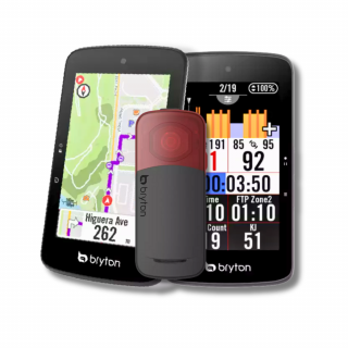 [Zestaw] LICZNIK ROWEROWY GPS BRYTON RIDER S800E + Radar rowerowy Bryton GARDIA R300L