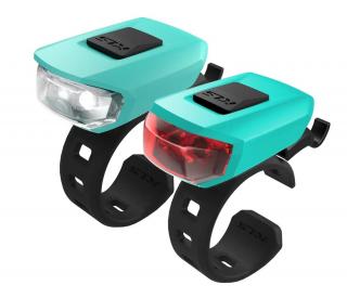 ZESTAW OŚWIETLENIA KELLYS VEGA USB 10LM/3LM TURQUOISE