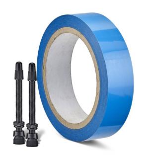 Zestaw WELDTITE TUBELESS CONVERSION KIT - MTB (Taśma + 2x Zawór 55mm Presta) (NEW)