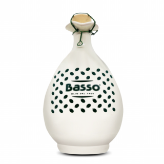 Basso 1904 Oliwa z oliwek Niefiltrowana Olio Extra Vergine Di Oliva 750ml ceramiczna butelka baniaczek