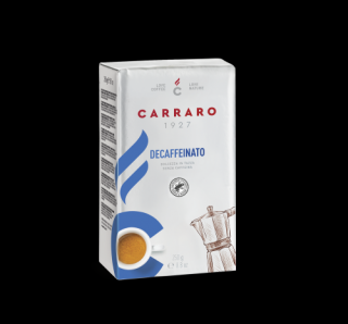 Carraro Decaffeinato - bezkofeinowa kawa mielona 250g
