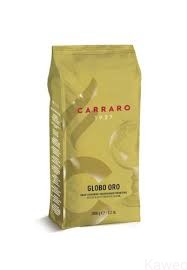 Carraro Globo Oro Kawa Ziarnista 1kg Aksamitny smak Świeżo palona