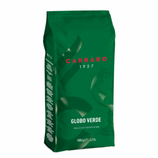 Carraro Globo Verde Kawa Ziarnista 1kg Swieżo palona