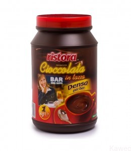Ekskluzywna gorąca Czarna czekolada RISTORA 1 kg ITALY